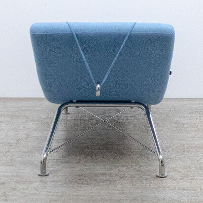 Softline Sense blue chaise longue