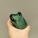 Extremely rare "torskemund/ cod mouth", vase - per lütken, holmegaard 1951