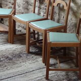 4 art deco dining chairs