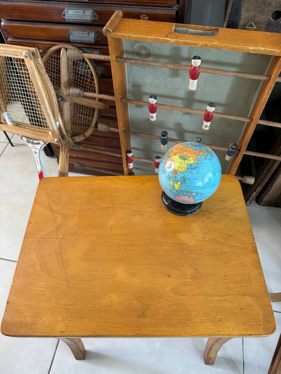 Vintage Baumann children's desk and chair set