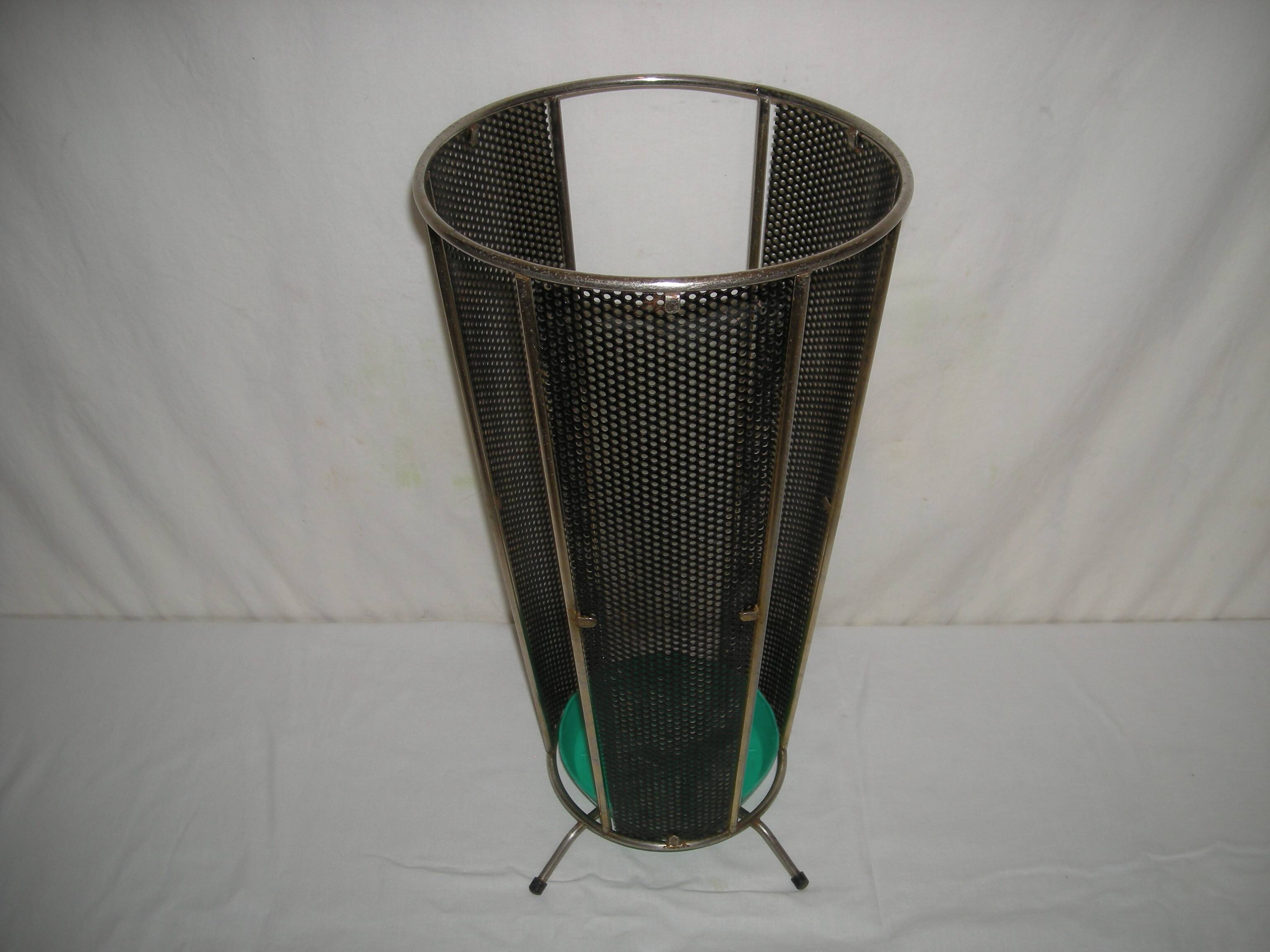 1950s perforated umbrella stand