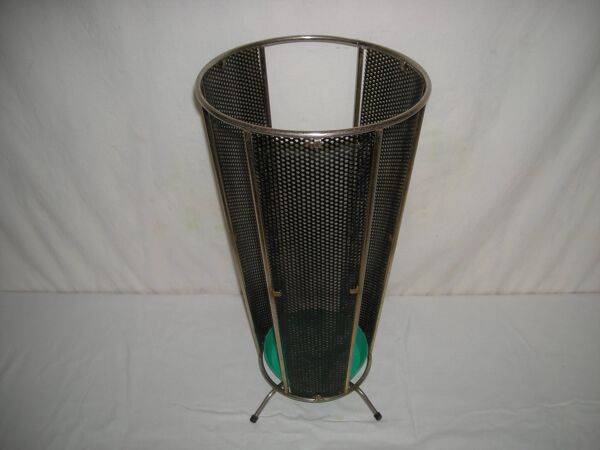 Porte-parapluie perforé des années 50