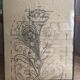 Drawing late 19th ironwork or stained glass project