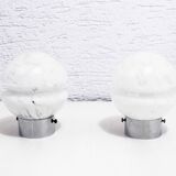 Pair of Murano glass lamps