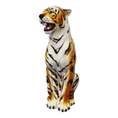 Statue de tigre en céramique
