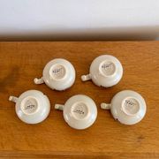 Lot de 5 tasses St Amand Sologne