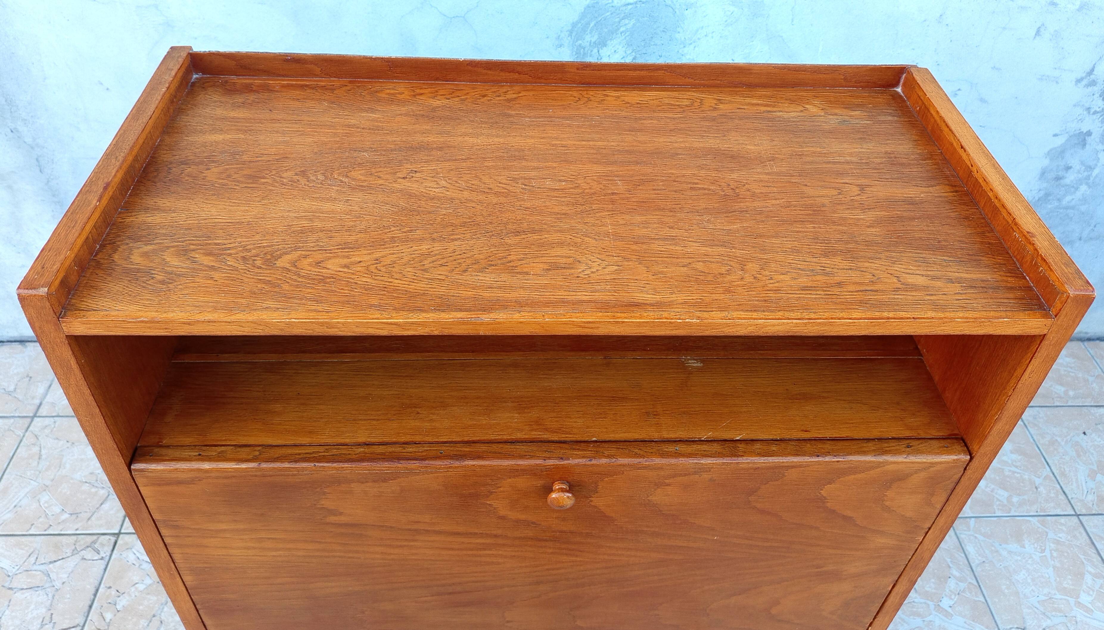 Vintage beech secretary