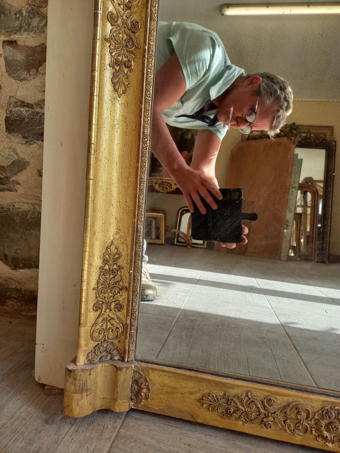 Trumeau empire period 215x95cm