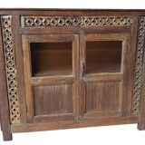 Ancien buffet tribal en teck birman