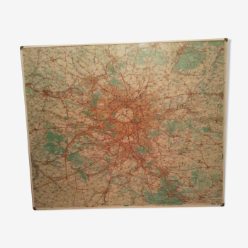 Magnetic map of Paris and Parisian region