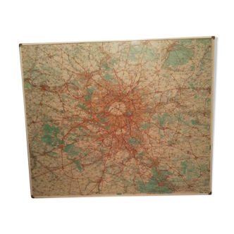 Carte magnétique de Paris et région Parisienne
