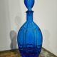 Cobalt blue perfume bottle style bottle