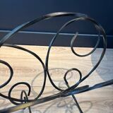 Vintage wrought iron magazine rack
