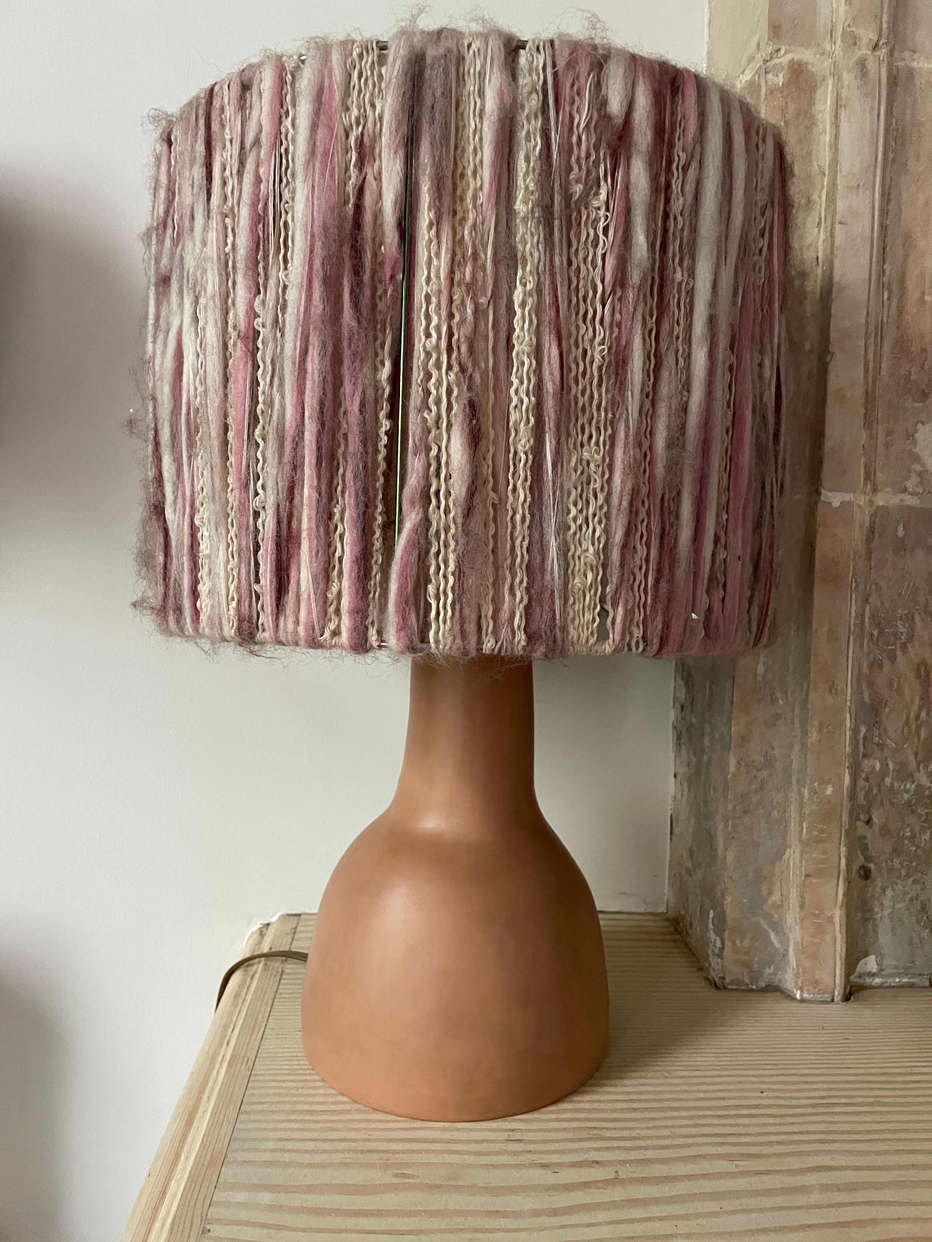 Handmade ceramic lamp