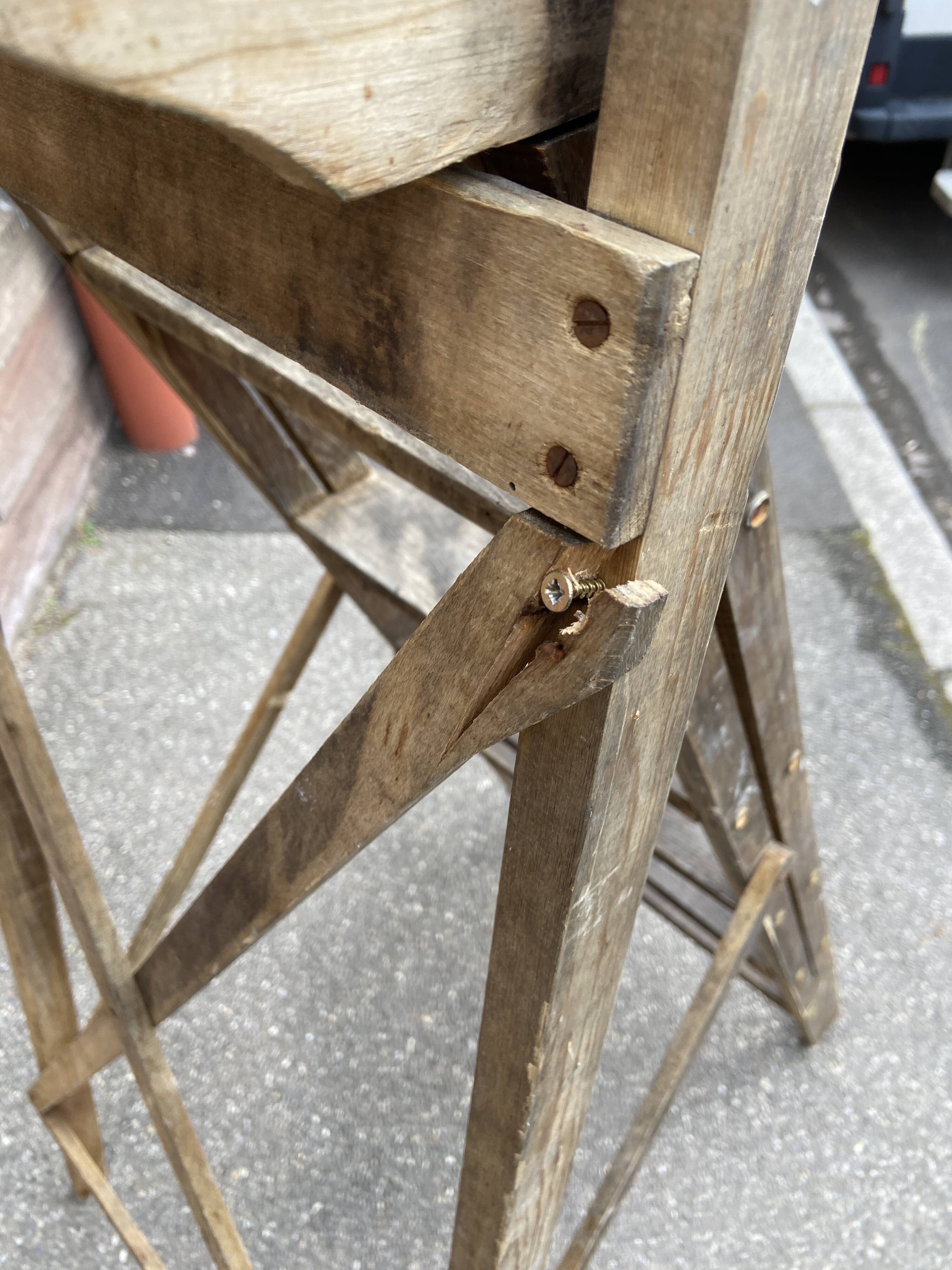 vintage painter's stepladder