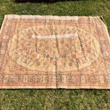 Tapis vintage fleurs