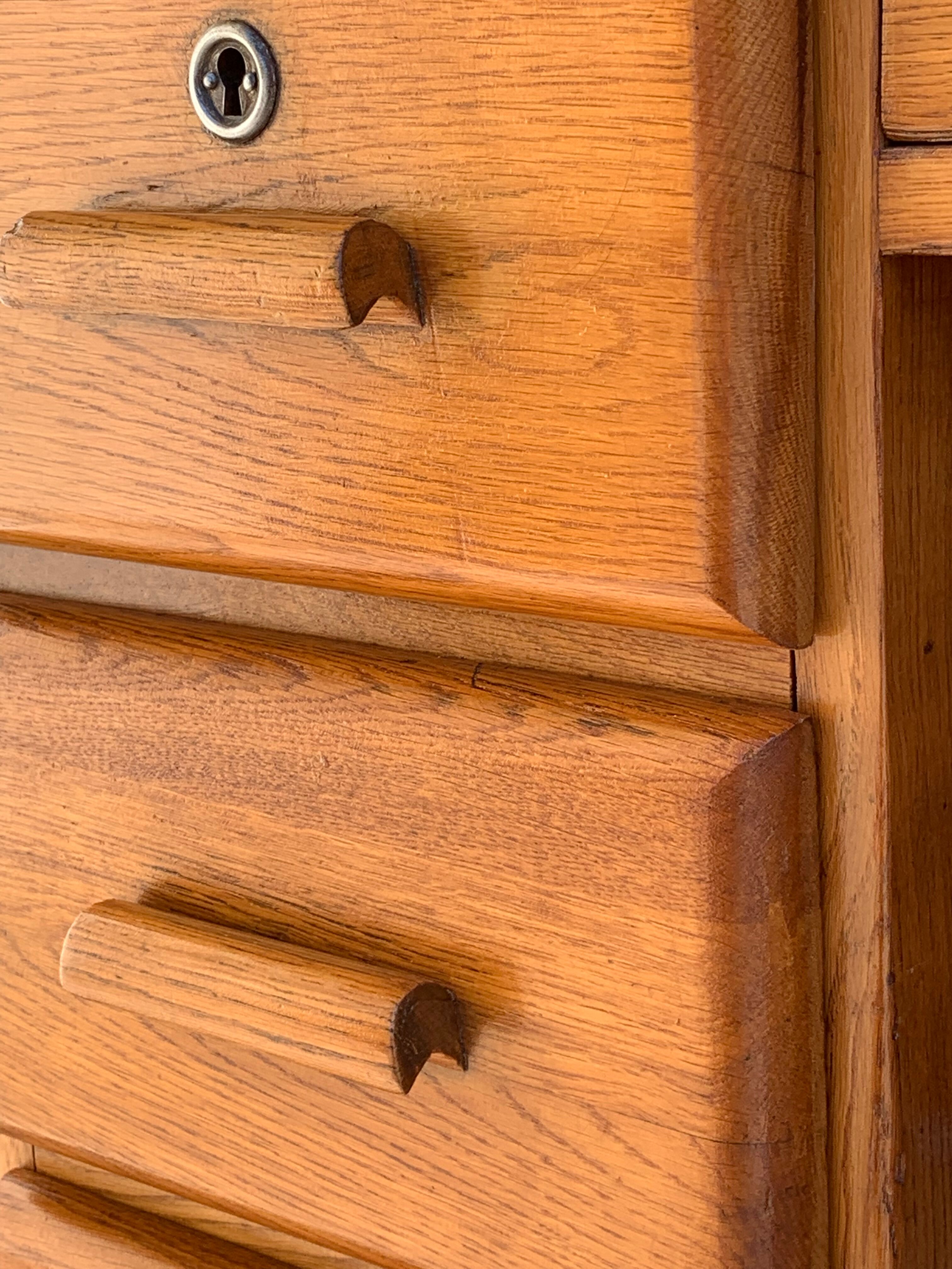 Office schoolmaster 1950 solid oak