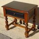 Small rustic bedside table