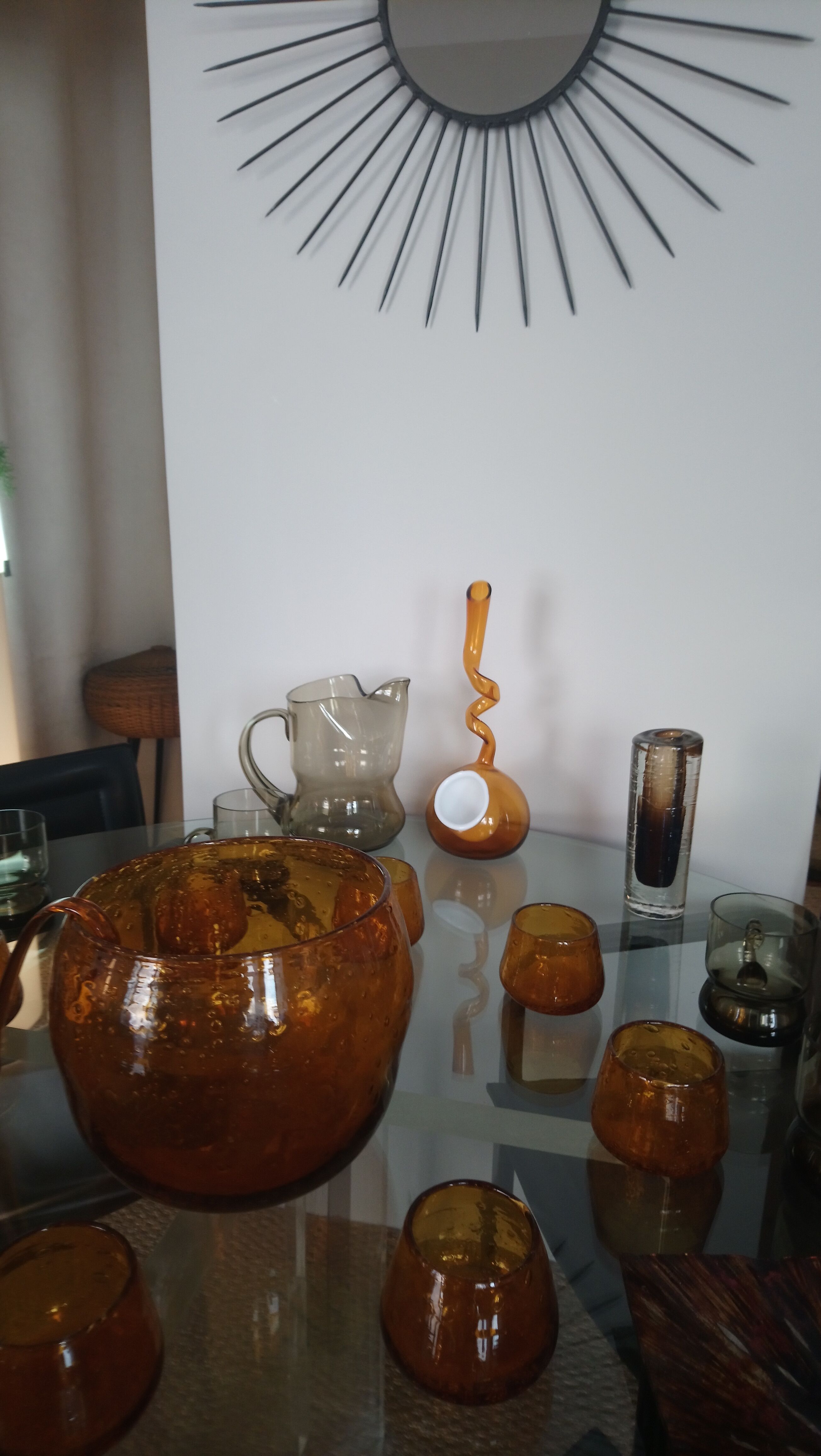 Empty vase pocket space age 70s