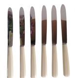 Set of 12 Bakelite table and dessert knives