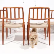 Set of 4 Niels Moller Model 83 rosewood dining chairs, Denmark, 1975