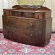 English hairdresser Art Deco walnut
