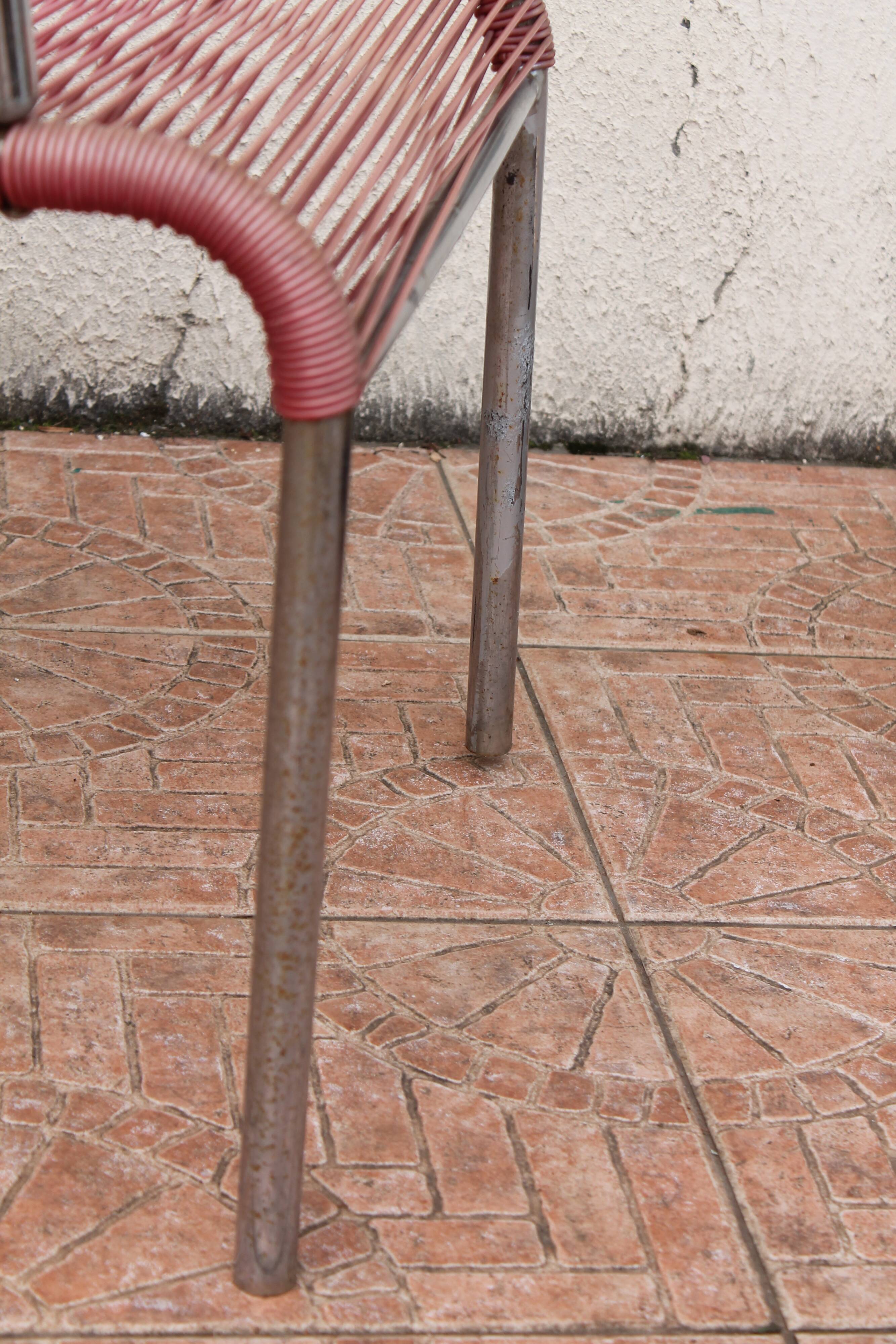 Reclining scoubidou chair