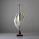 Maison Rougier table lamp in opalescent lucite 1970s
