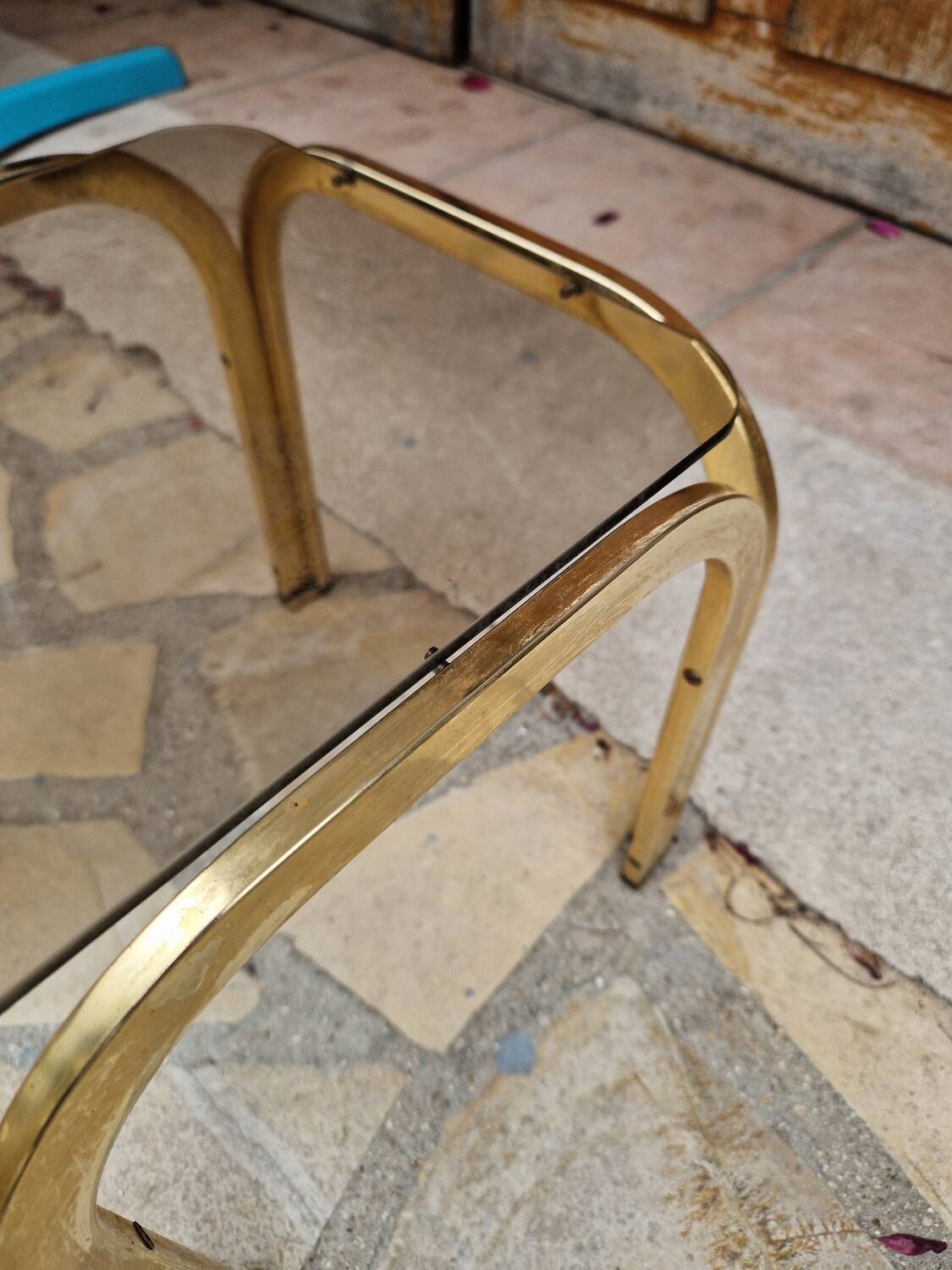 Vintage side coffee table