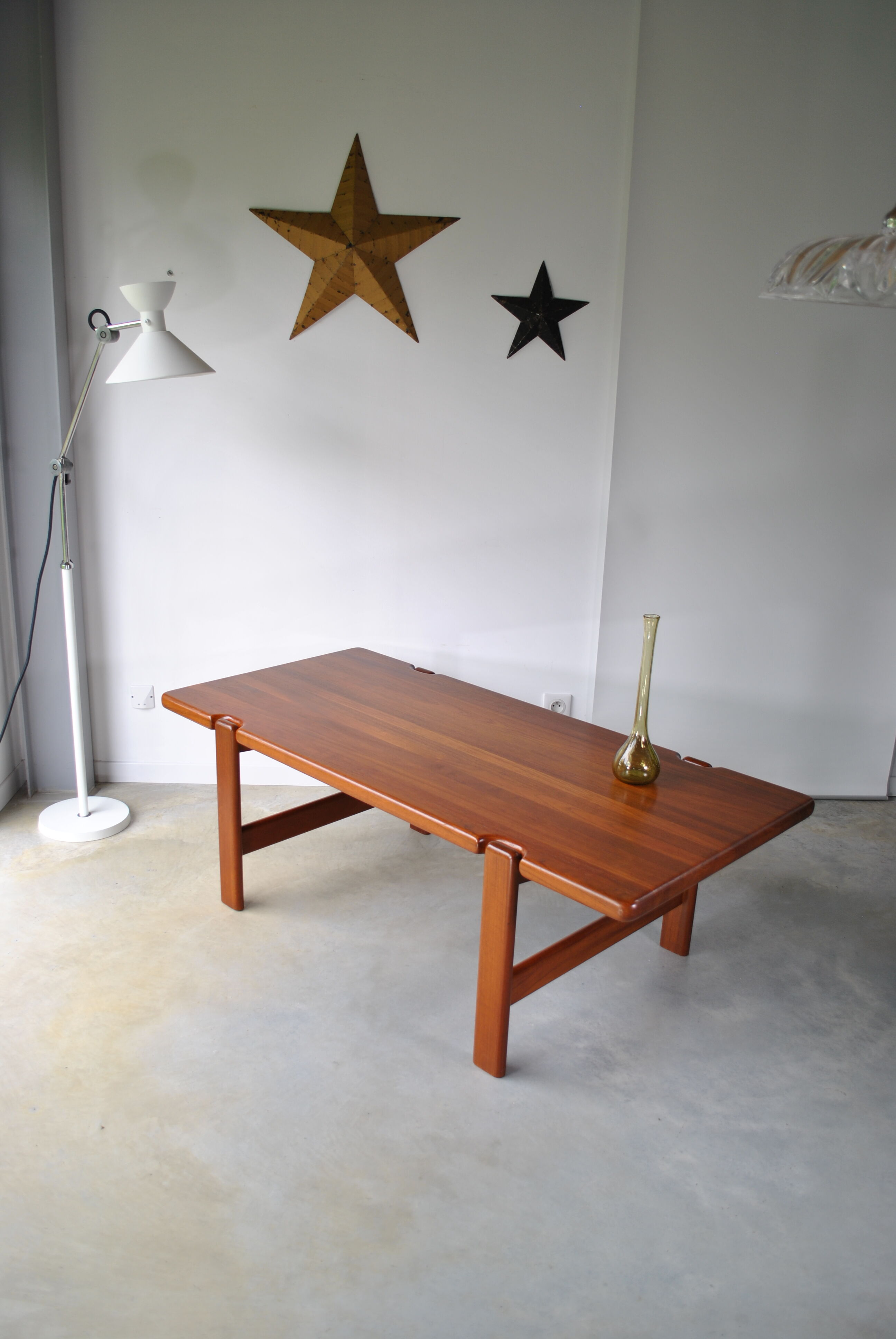 Danish teak coffee table by Niels Bach