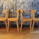 Set 4 chaises de bistrot Baumann bois clair