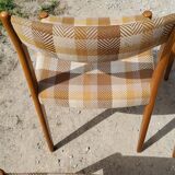 Set of 4 Scandinavian style chairs from the 70s