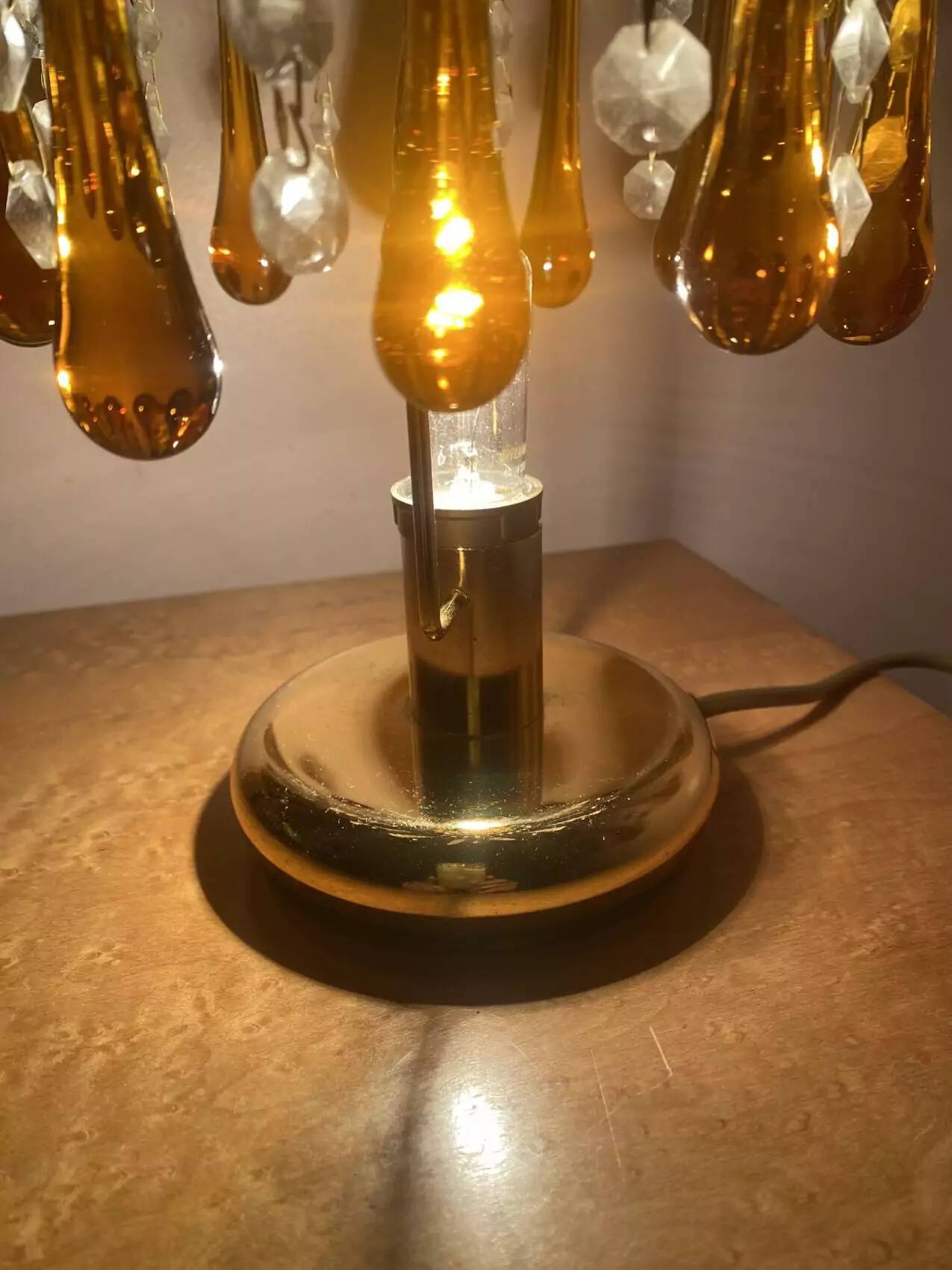 Petite lampe de fabrication italienne en verre de Murano – Paolo Venini