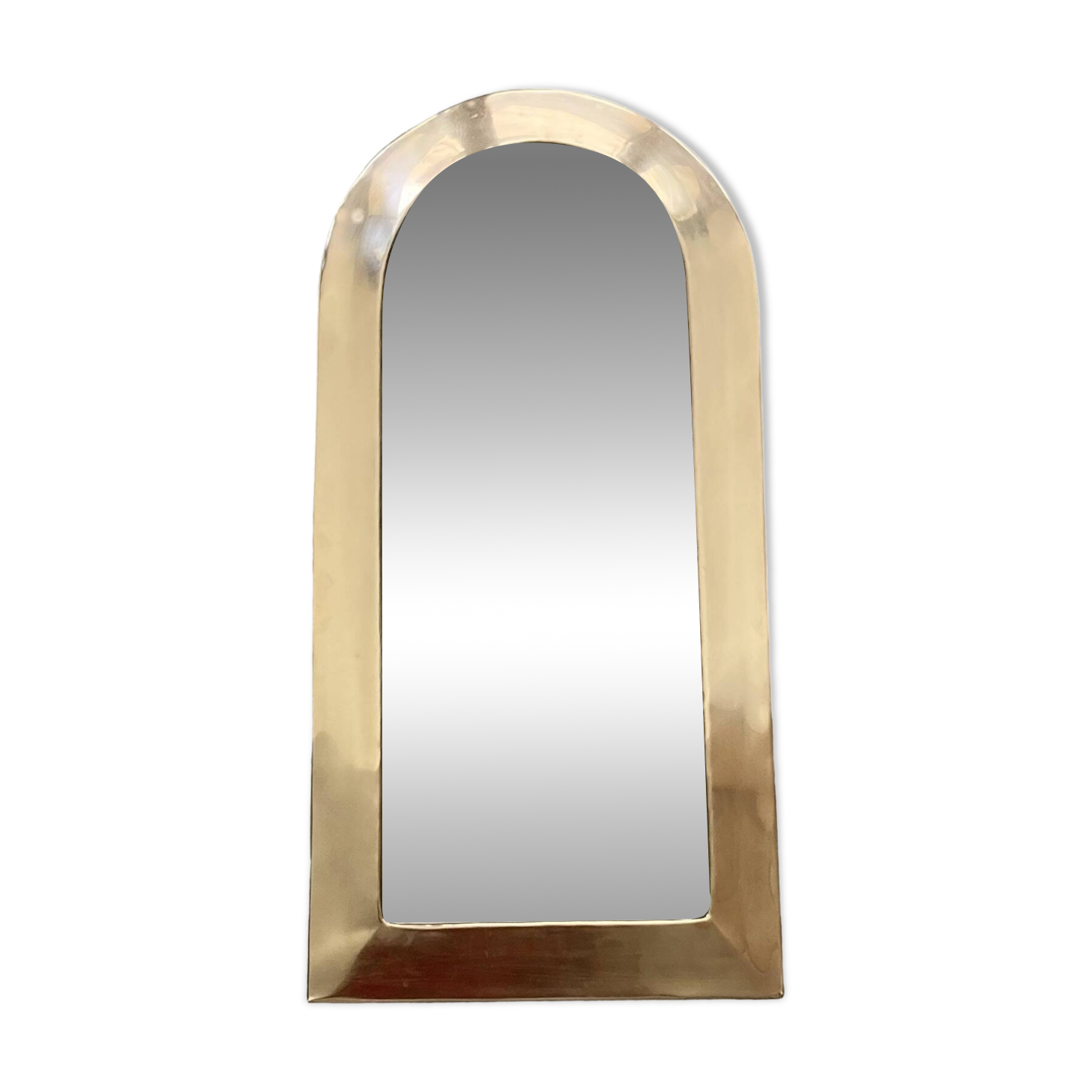 Miroir contour laiton artisanal