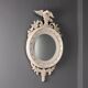 Antique Regency mirror in gilded wood, Italy, early 20th century.