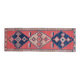 Tapis en laine et coton fait main Oushak turc des années 1970, 104x307.