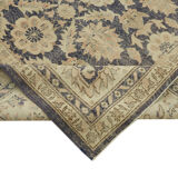 1980s 277 cm x 393 cm beige wool carpet