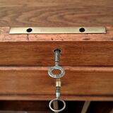 Meuble de métier écritoire en noyer XIXème