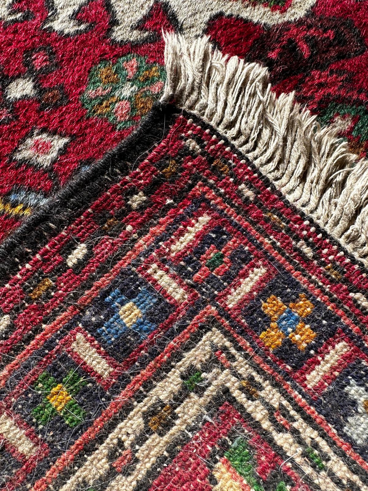 Handmade Persian hallway rug 290cm x 70cm