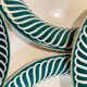 X6 green plates Jaquot digoin sarreguemines -vintage-retro-cuisine