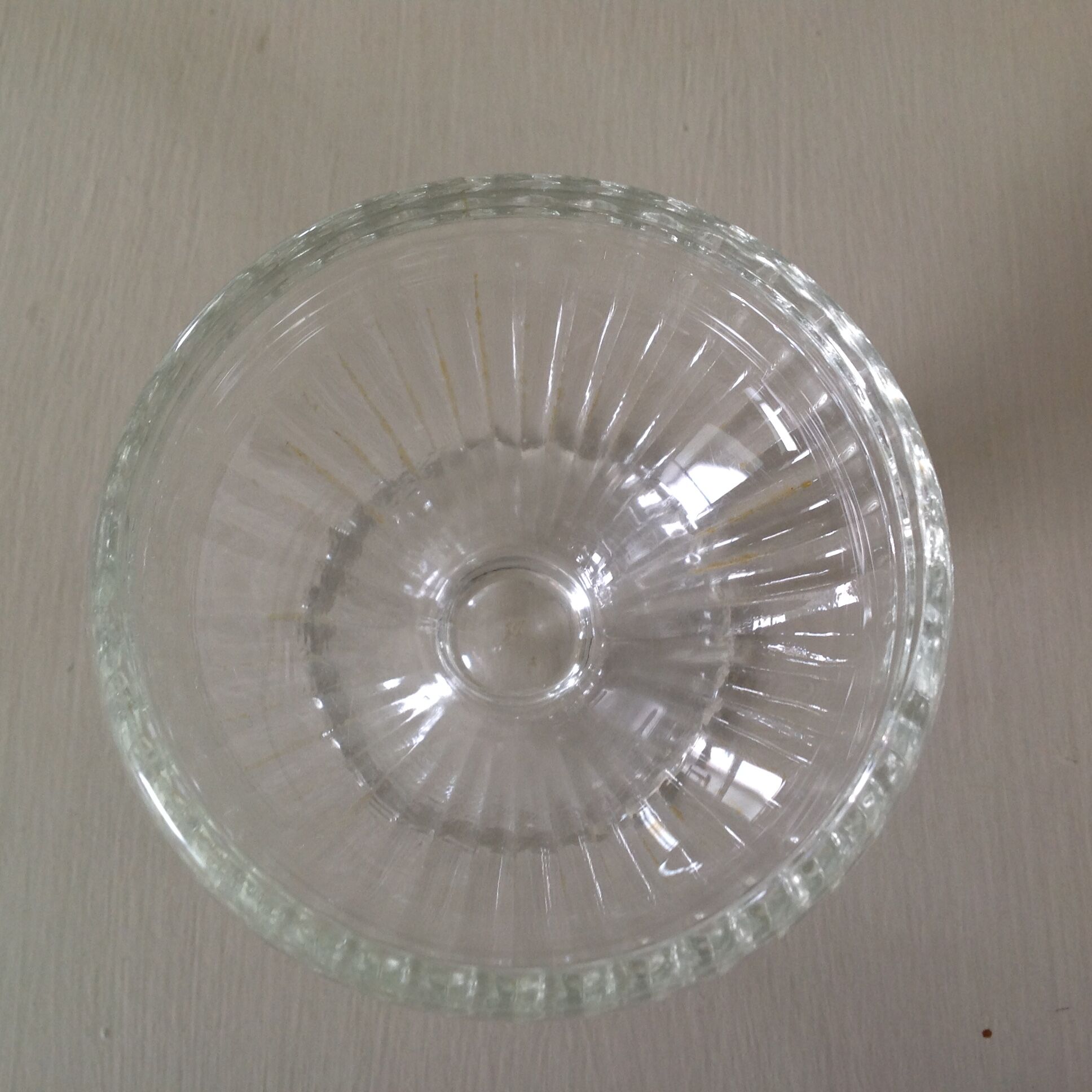 Set of 5 glass cups