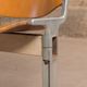 Waiting room bench, with 2 seats and a shelf, signed Castelli