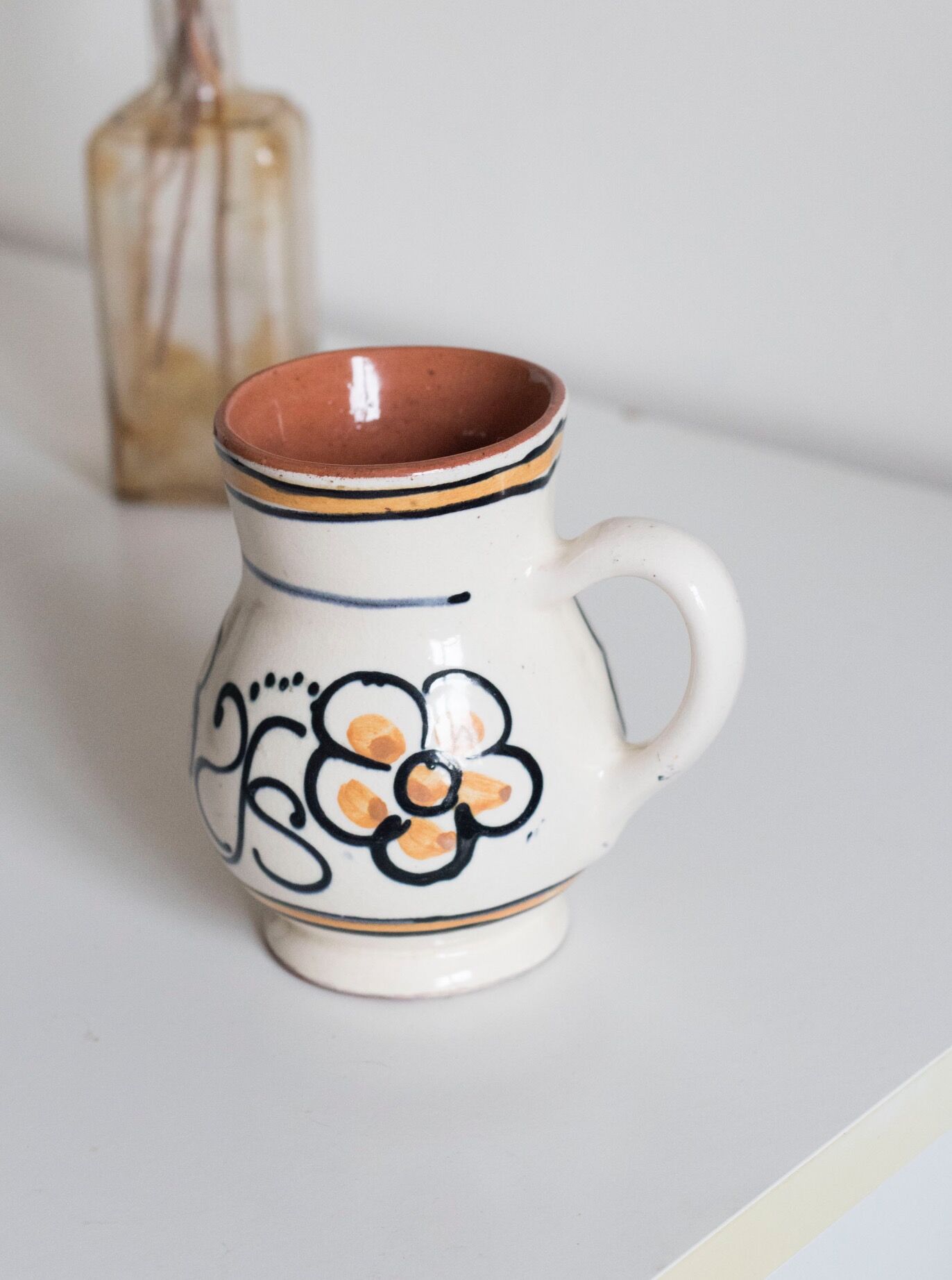 Pitcher - antique ceramic vase