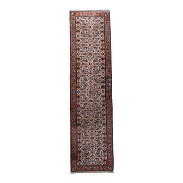 Tapis Vintage Fait Main Mahal du Moyen-Orient – 79 x 301 cm - 1C1005