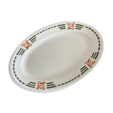 Oval Plate Iron Earth