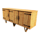 Vintage rattan sideboard 1960