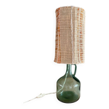 Woven shade lamp