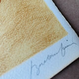 Lithograph by Pierre Boncompain 1990