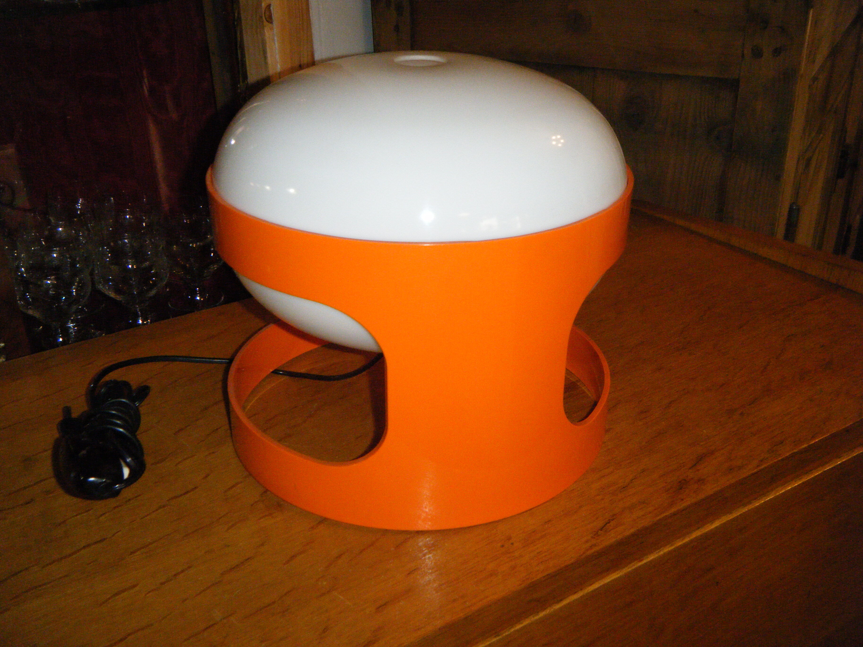 Orange KD27 colombo lamp