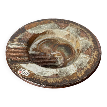 Bowl in studio pottery from mid-century Danish by Aksel Larsen for Axella, 1960s.